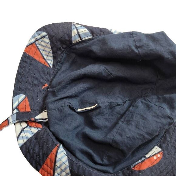 Anchor sun hat with chin strap infant - Picture 2 of 2